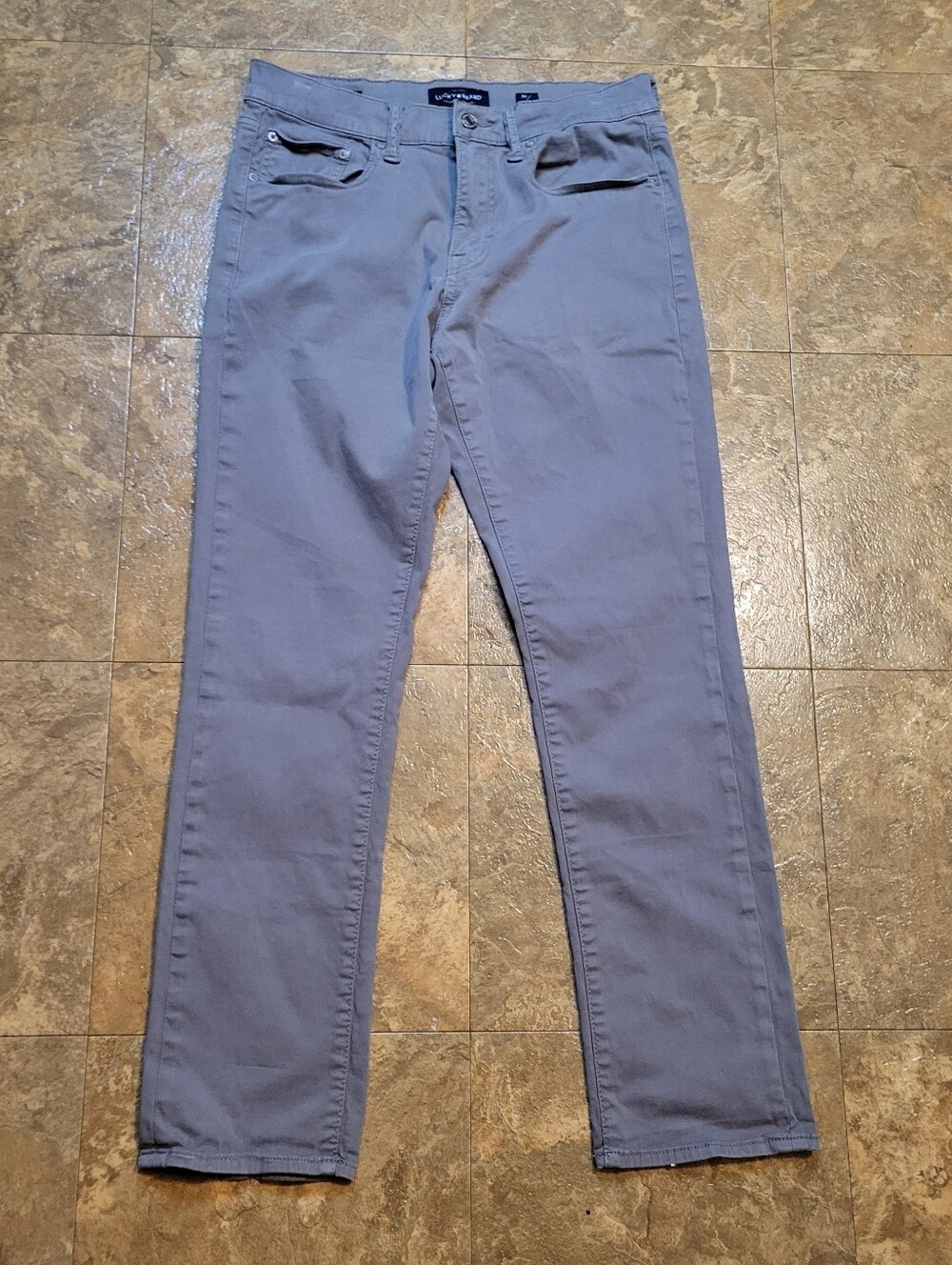 Lucky Brand 410 Athletic Slim Jeans Mens 30x30 *31x29* Gray Straight Leg